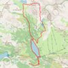 Trace GPS Lac de L'oule - Pic de Bastan, itinéraire, parcours