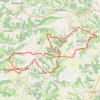 Trace GPS Randonnée VTT à Montaigu-de-Quercy, itinéraire, parcours
