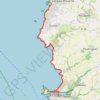 Trace GPS Lampaul-Plouzet Le Conquet, itinéraire, parcours