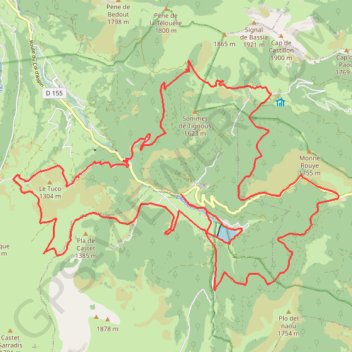 Trace GPS Haute Bigorre - Le Houillassat, itinéraire, parcours