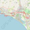 Trace GPS Irvine, Scotland to Ardrossan and back, itinéraire, parcours