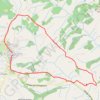 Trace GPS Autour de San Gemignano Toscane Italie, itinéraire, parcours