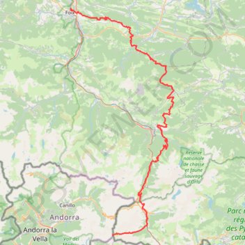 Trace GPS GR®107 Chemin des Bonshommes (2021), itinéraire, parcours