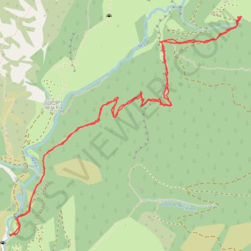 Trace GPS Rando en groupe au vallon de Refrei (tende), itinéraire, parcours