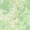 Trace GPS Boucle en pays Vézelien (Anthien - Vézelzy), itinéraire, parcours