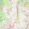 Trace GPS Pic Rouge de Pailla, itinéraire, parcours