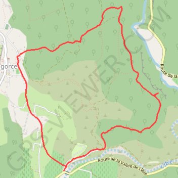 Trace GPS Arche de l'Ibie, itinéraire, parcours
