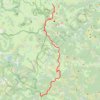 Trace GPS GR73 Chaudeyrolles - Fontolière, itinéraire, parcours