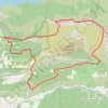 Trace GPS Randonnée Sainte-Victoire Roque-Haute Immoucha Escalette, itinéraire, parcours