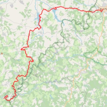 Trace GPS Eymouthiers - Chassenon, itinéraire, parcours