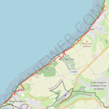 Trace GPS Sentier-du-littoral-itineraire-principal, itinéraire, parcours