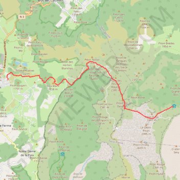 Trace GPS Réunion - J13, itinéraire, parcours