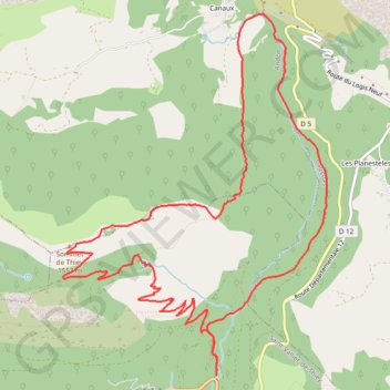 Trace GPS Nans (Saint-Vallier) & montagne de Thiey, itinéraire, parcours