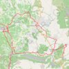 Trace GPS La Cadière d'Azur Evenos par le val d'Aran, itinéraire, parcours