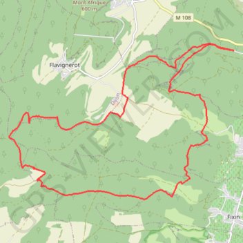 Trace GPS Randonnée de Marsannay au Carmel de Flavignerot, itinéraire, parcours