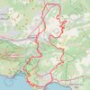 Trace GPS Route des Crêtes Col de l'Espigoulier, itinéraire, parcours