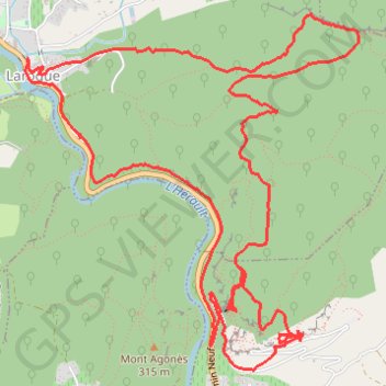 Trace GPS Gorges de l'Hérault - Grotte des Demoiselles, itinéraire, parcours