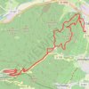 Trace GPS Châtenois - Haut-Koenigsbourg, itinéraire, parcours