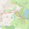 Trace GPS Pyrénées - Pic du Carlit, itinéraire, parcours