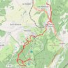 Trace GPS Hopitaux vieux mont moron, itinéraire, parcours