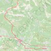 Trace GPS Ginasservis Brignoles, itinéraire, parcours