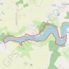 Trace GPS Lac du Jaunay, itinéraire, parcours