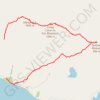 Trace GPS Munro hillwalk Gleouriach and Spidean Mialach, itinéraire, parcours
