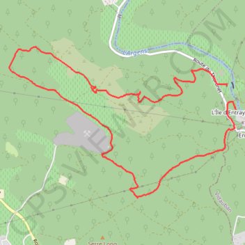 Trace GPS Entraygues : grotte Saint-Michel et ruines de la Brigue, itinéraire, parcours