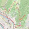 Trace GPS Boucle pédestre de la Balme au Mont Jalla, itinéraire, parcours