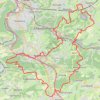 Trace GPS Sortie en vélo électrique le midi, itinéraire, parcours