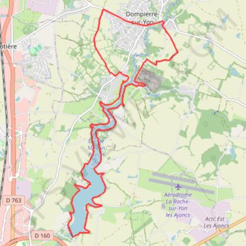 Trace GPS Autour de Moulin Papon, itinéraire, parcours