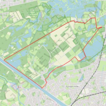 Trace GPS De Wijers: Platwijers - Wijvenheide - instapplaats St. Jan (blauw), itinéraire, parcours