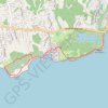 Trace GPS 🚶 Trace, boucle du Sentier littoral du Gosier, itinéraire, parcours