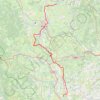 Trace GPS La Véloire - de Charlieu à Montrond-les-Bains, itinéraire, parcours