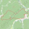 Trace GPS Roc du Tinaou, itinéraire, parcours