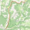 Trace GPS VdT 05 : La Malène - Le Rozier, itinéraire, parcours