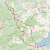 Trace GPS Lorgues Saint tropez, itinéraire, parcours