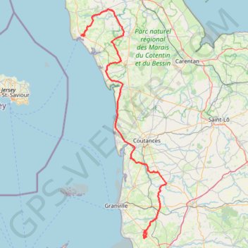 Trace GPS TM2024 ET2 Barneville - Sartilly V2-17230687, itinéraire, parcours